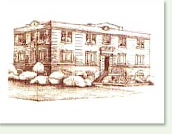 Sketch of Ukrainian National Museum of Chicago