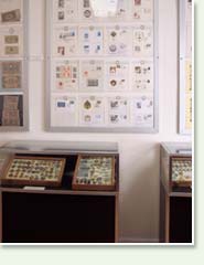 View of the Stamp, Coin and Money Collection